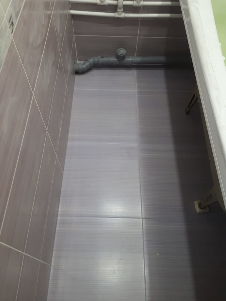 Ремонт плиткой (ванна и санузел)– фото после проведения работ