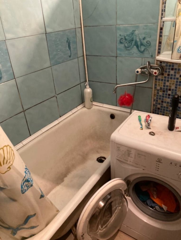 Ремонт плиткой (ванна и санузел) – фото до проведения работ