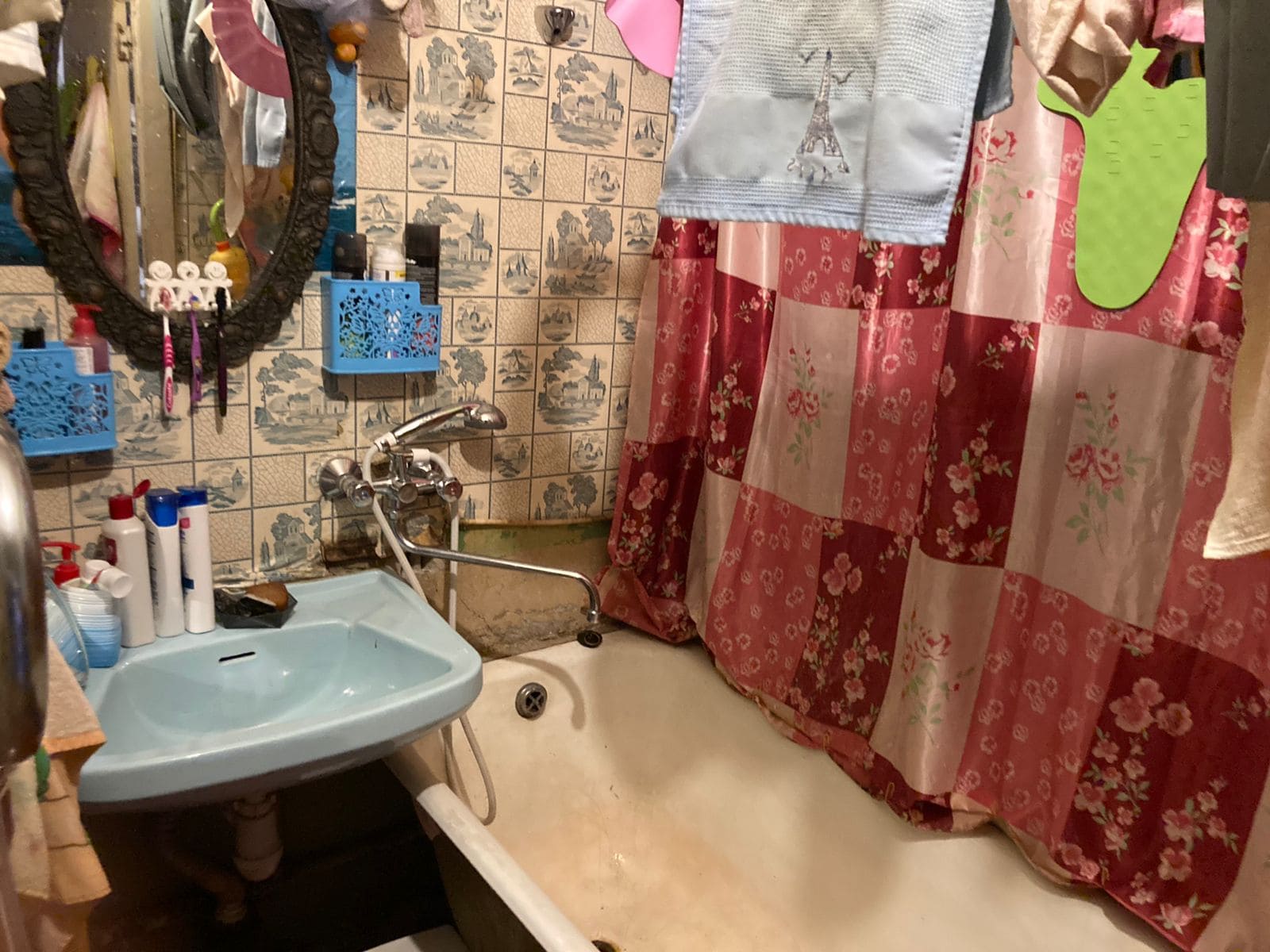Косметический ремонт ванной комнаты – фото до проведения работ