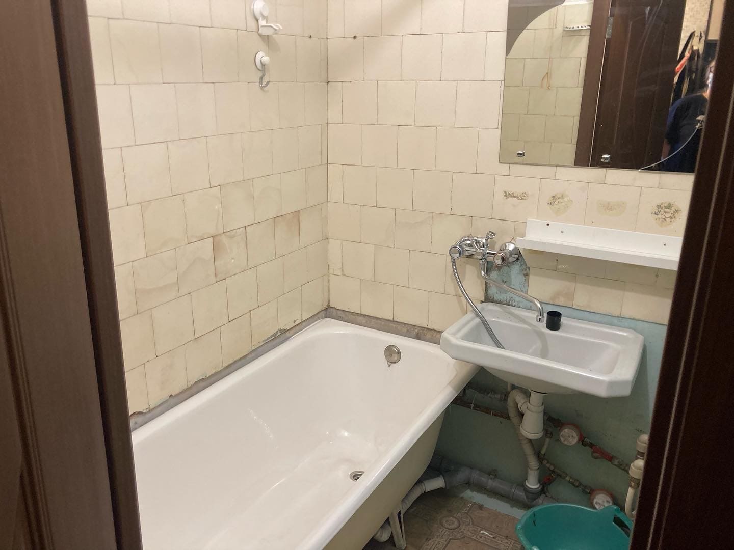 Капитальный ремонт ванной комнаты – фото до проведения работ