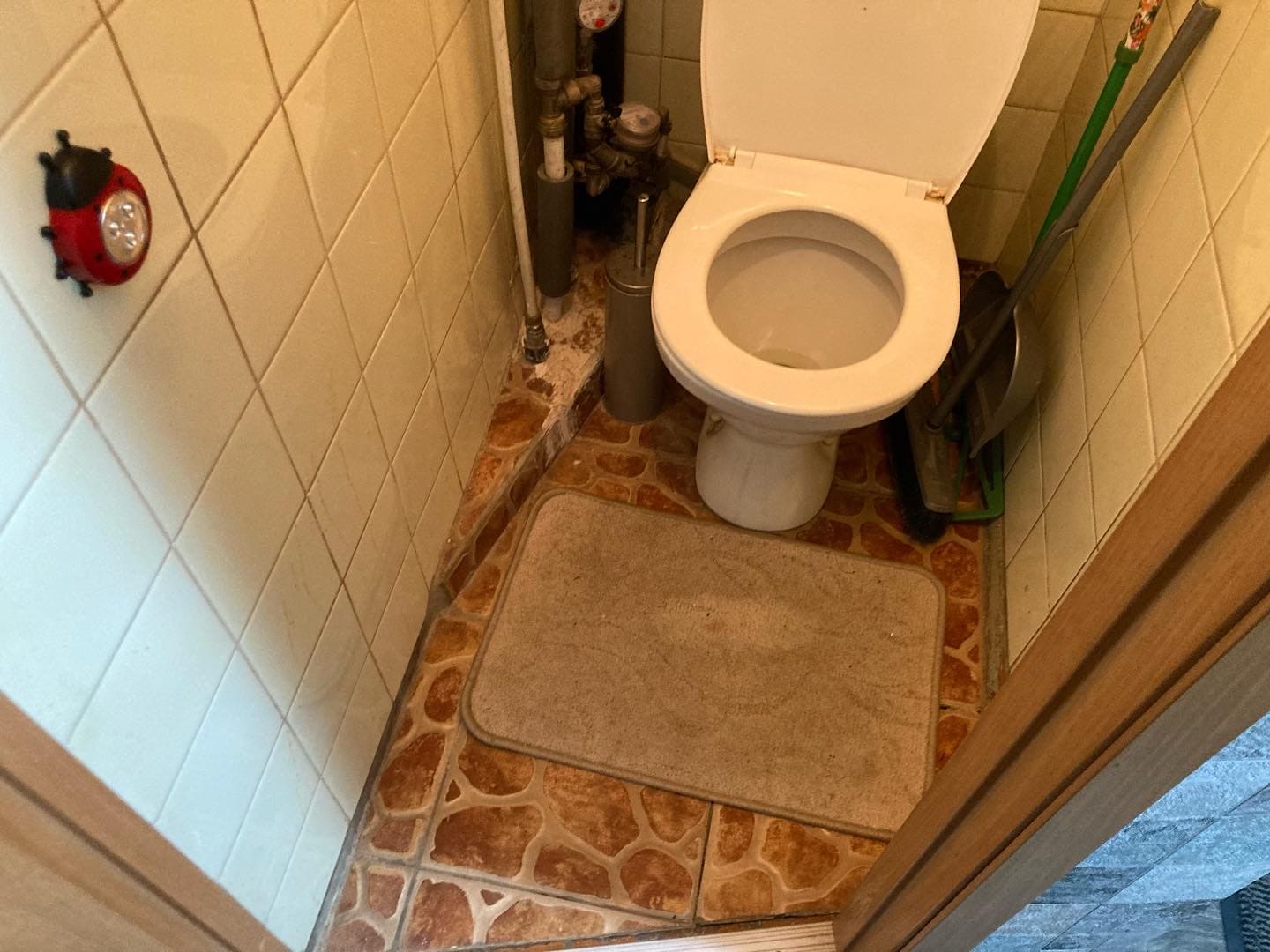 Ремонт туалета, стоимость 50 000 рублей – фото до проведения работ